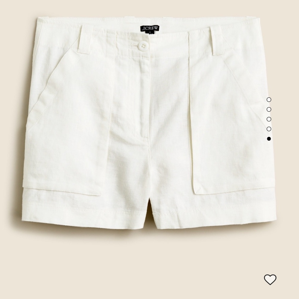 Jcrew BLACK Linen Shorts